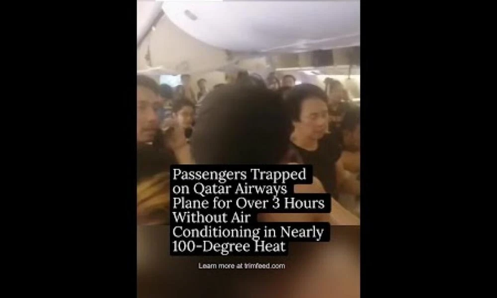 Αναστάτωση σε αεροπλάνο της Qatar Airways ενώ μαίνεται ο καύσωνας στην Αθήνα - Οι μαρτυρίες των επιβατών (Βίντεο)